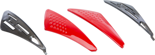 Fly Racing - Fly Racing Front Top Vents for Luxx Helmets - Red - 73-88882