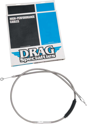 Drag Specialties - Drag Specialties Alternative Length Braided High Efficiency Clutch Cable - 53-1/16in. - 5320606HE