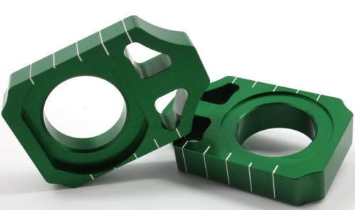 Works Connection - Works Connection Axle Blocks - Green - 17129