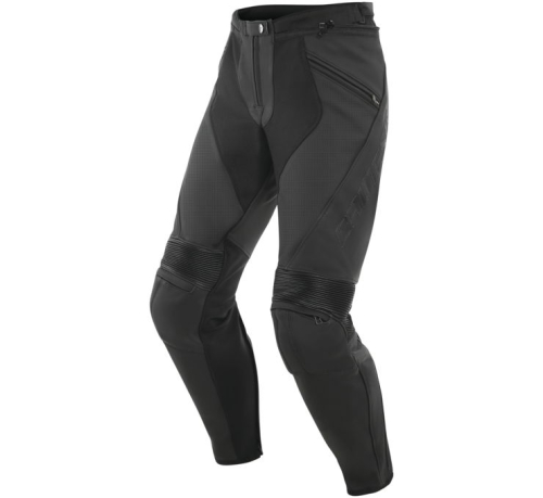 Dainese - Dainese Pony 3 Perforated Leather Pants - 201553712-076-44 - Black - 44