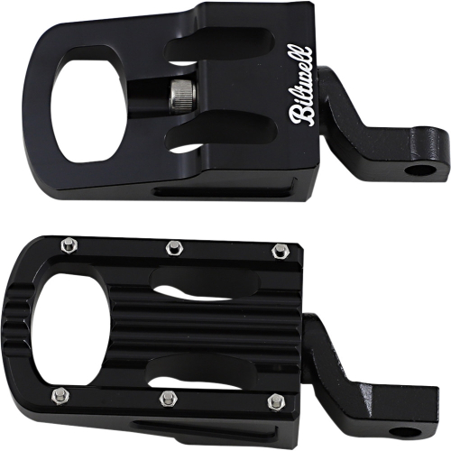 Biltwell Inc. - Biltwell Inc. Punisher Driver Footpegs - Black Regular - 7005-203-02