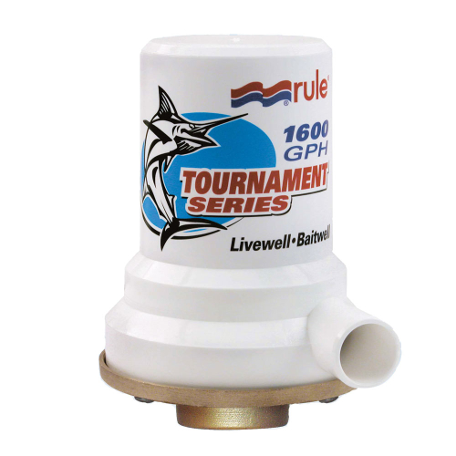 Rule - Rule Tournament Series Bronze Base 1600 GPH Livewell Pump