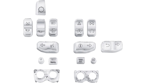 Drag Specialties - Drag Specialties Switch Cap Kit - 15-Piece - 0616-0394