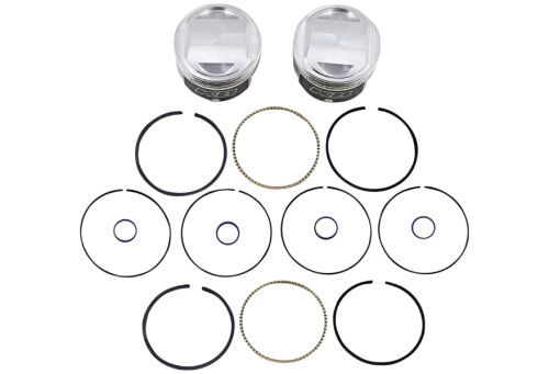 KB Performance - KB Performance Cast Piston Kit (88ci., Flat Top) - .030in. Oversize to 3.780in., 8.8:1 Compression - KB425C.030