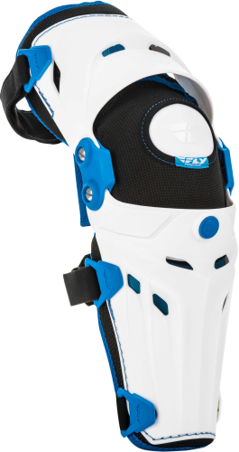 Fly Racing - Fly Racing 5 Pivot Knee Guard - KNEE GUARD WHT - White - OSFM
