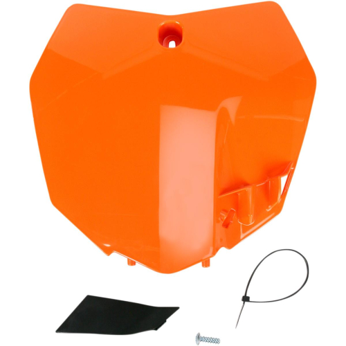 UFO Plastics - UFO Plastics Front Number Plate - KTM Orange - KT04051-147