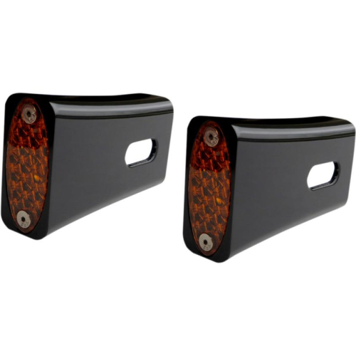 Pro-One Performance - Pro-One Performance Fender Strut LED Marker Lights - Black/Red LEDs - 909108BR