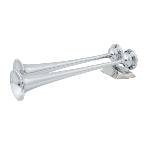 Marinco - Marinco 12V Chrome Plated Dual Trumpet Air Horn