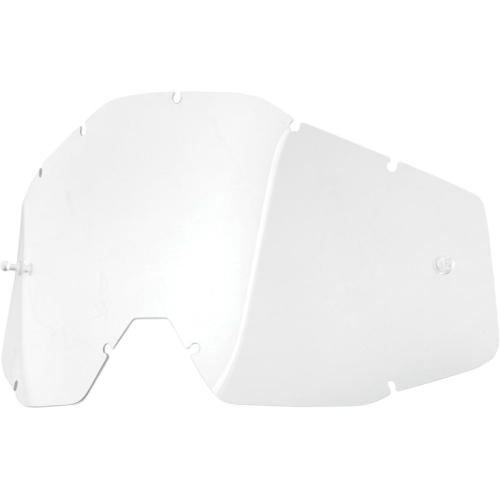 100% - 100% Dual Anti-Fog Lens for Racecraft/Accuri Goggles - Clear - 51001-010-02