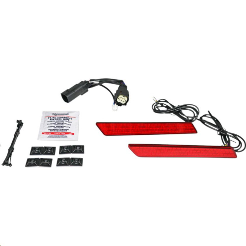 Custom Dynamics - Custom Dynamics Saddlebag Latch Lights - Red Lens - CD-LATCH-SS6-R