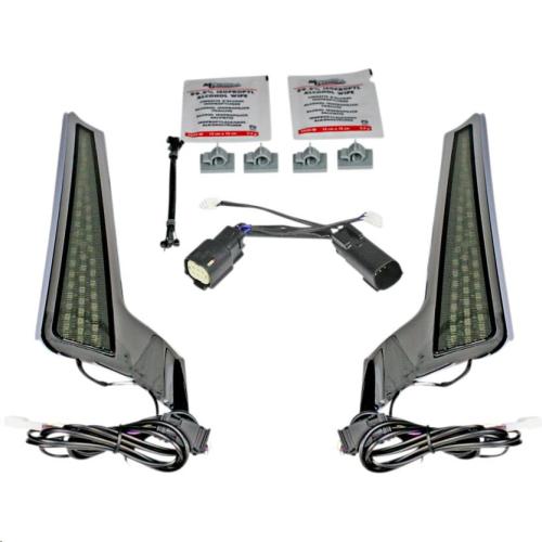 Custom Dynamics - Custom Dynamics Fascia LED Panel - Chrome With Smoked Lens - CD-FASCIA-BCMCS