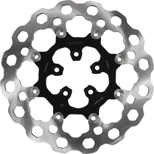 Galfer Brakes - Galfer Brakes Cubiq Front Brake Rotors - Full-Floating with Black Carrier - DF835FLQ