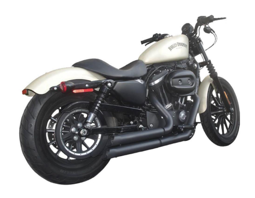 FireBrand - FireBrand Upstarts 2-Into-1 Exhaust System - Black - 121010