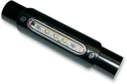 Namz - Namz Dual Function LED Light - 1in.x3.75in. - Black Finish - Amber LED - 1X3.75BA