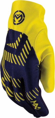 Moose Racing - Moose Racing MX2 Gloves - 3330-7038 - Navy/Hi-Vis - 2XL