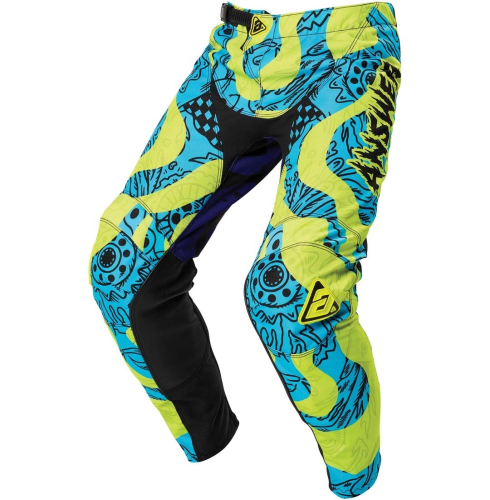 Answer - Answer A21 Arkon Hypno Youth Pants by Muteon - 0407-2575-7022 - Hyper Acid/Astana/Dark Purple - 22