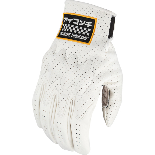 Icon - Icon Airform Slabtown Gloves - 3301-4812 - White - X-Large
