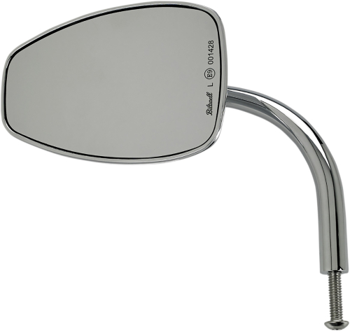 Biltwell Inc. - Biltwell Inc. Teardrop Perch Mount Utility Mirror - Chrome - 6504-400-531