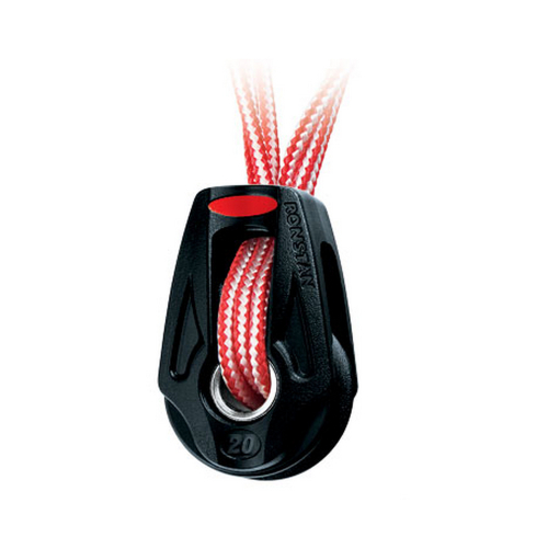 Ronstan - Ronstan Series 20 Ball Bearing Orbit Block - Single - Dyneema Lashing - Becket Option