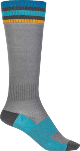 Fly Racing - Fly Racing MX Youth Socks - Thin - 350-0541Y - Gray - OSFM