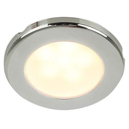 Hella Marine - Hella Marine EuroLED 75 3" Round Screw Mount Down Light - Warm White LED - Stainless Steel Rim - 12V