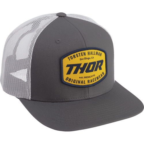 Thor - Thor Caliber Snapback Hat - 2501-4155 - Gray/Yellow - OSFM