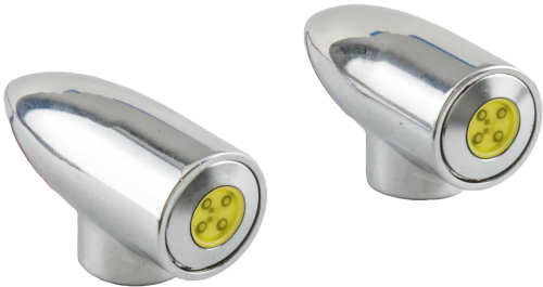 Bagger Nation - Bagger Nation Lightning Bullets - Chrome - LB-F-DRL-C