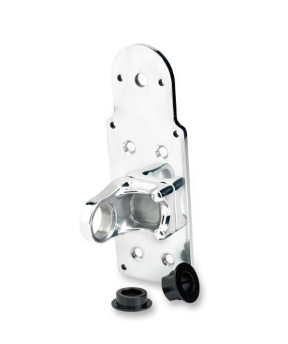 Biltwell Inc. - Biltwell Inc. Solution License Plate and Taillight Brackets with Vertical Mount - Matte Black - LB-TOP-AL-BK