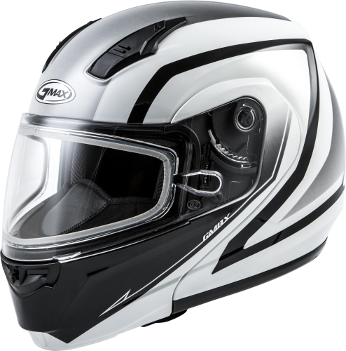 G-Max - G-Max MD-04S Docket Helmet - G2042018 - White/Black - 2XL