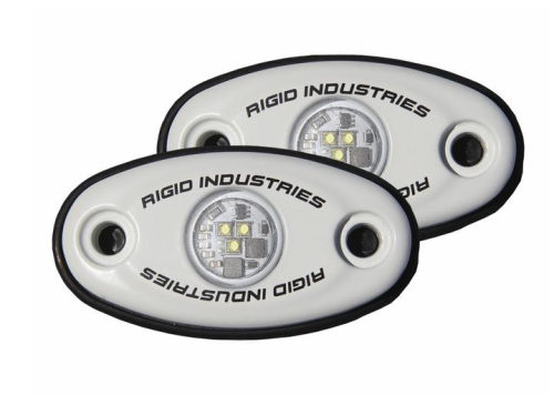 RIGID Industries - RIGID Industries A-Series Low Power Light - Amber - White Base - 48232