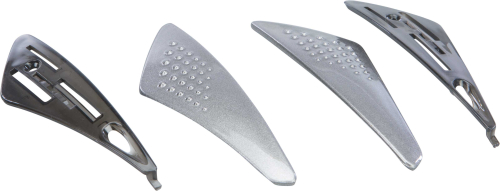 Fly Racing - Fly Racing Front Top Vents for Luxx Helmets - Titanium - 73-88880