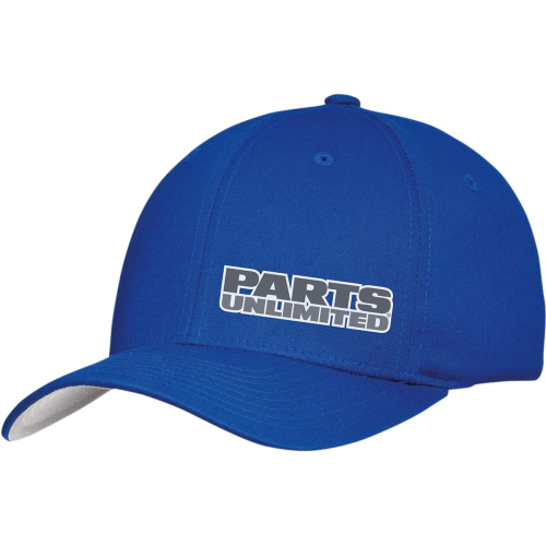 Throttle Threads - Throttle Threads Parts Unlimited Curved-Bill Throttle Threads Hat - PSU29H51RBSR - Blue - Sm-Md