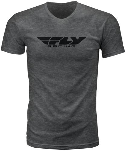 Fly Racing - Fly Racing Fly Corporate T-Shirt - 352-0016L - Dark Gray Heather - Large