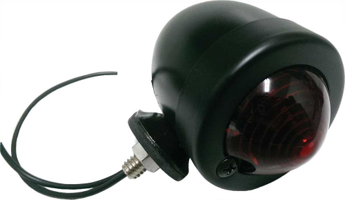 HardDrive - HardDrive Single Filament Bullet Marker Light - Black - Red Lens - 688063