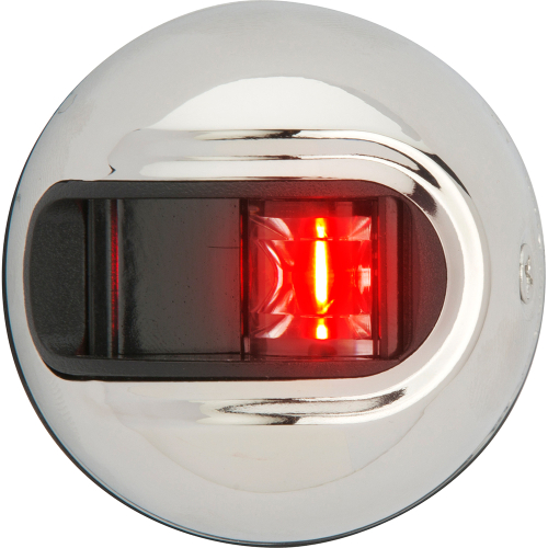 Attwood Marine - Attwood LightArmor Vertical Surface Mount Navigation Light - Port (red) - Stainless Steel - 2NM