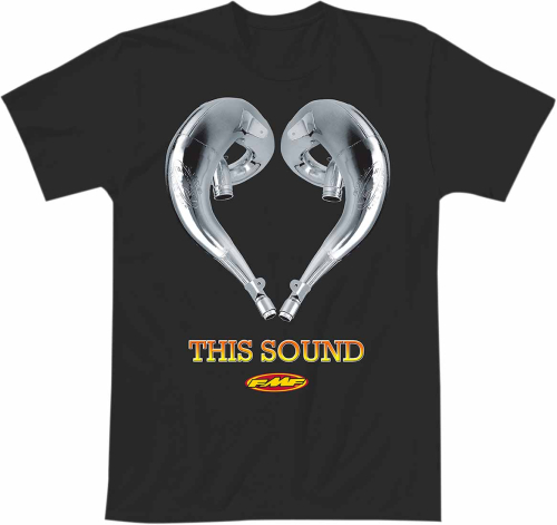 FMF Racing - FMF Racing Love This Sound 2 T-Shirt - SP9118997BKL - Black - Large