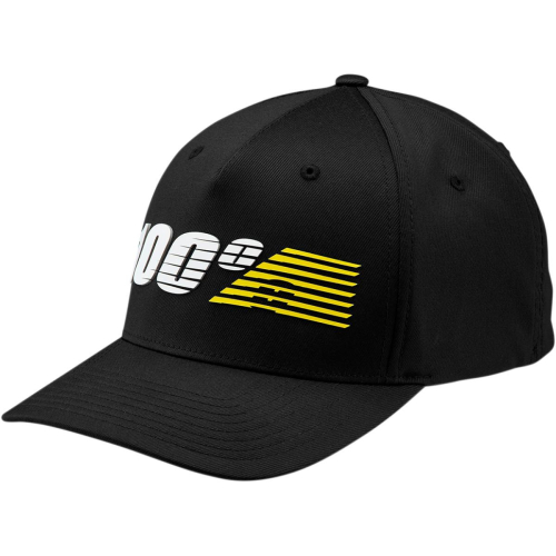 100% - 100% Starlight Flexfit Hat - 20060-001-18 - Black - Lg-XL