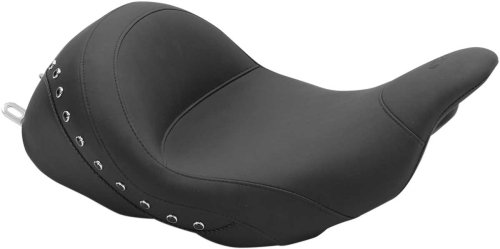 Mustang - Mustang LowDown Solo Seat with Black Pearl Center Studs - 76082