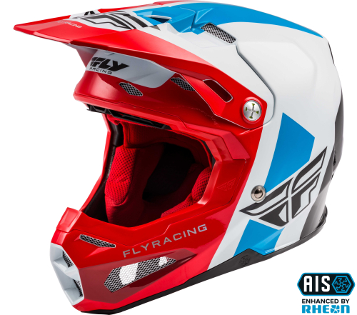 Fly Racing - Fly Racing Formula Origin Helmet - 73-4402-6 - Red/White/Blue - Medium
