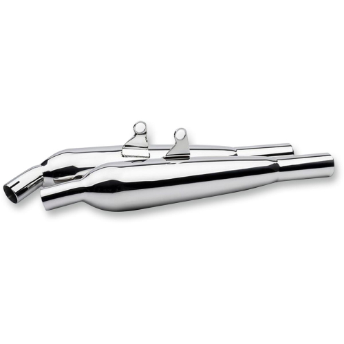 British Customs - British Customs Sleeper Pro Muffler for Triumph - Polished Finish - BC902-122-P
