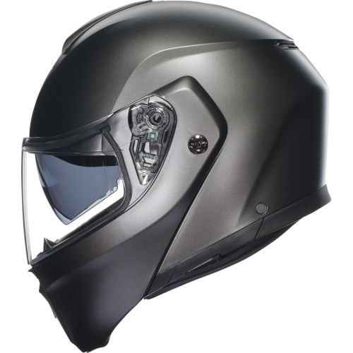 AGV - AGV StreetModular Solid Helmet - 21182960020092X - Matte Gray - 2XL