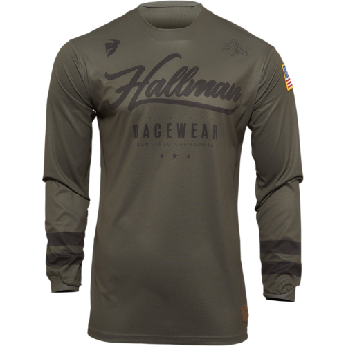 Thor - Thor Hopetown Jersey - 2910-6576 - Army/Black - 3XL