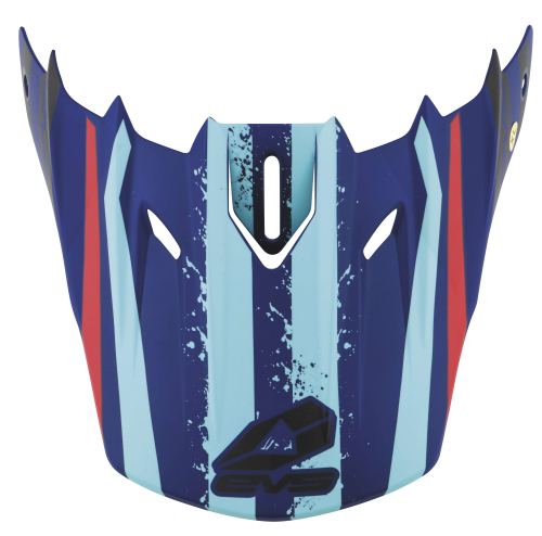EVS - EVS Replacement Grappler Visor for T5 Helmets - HE18T5G-VSDKBU - Matte Dark Blue