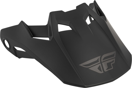 Fly Racing - Fly Racing Visor for Formula CC Helmets - Solid Matte Black - YL to Sm - 73-4735S