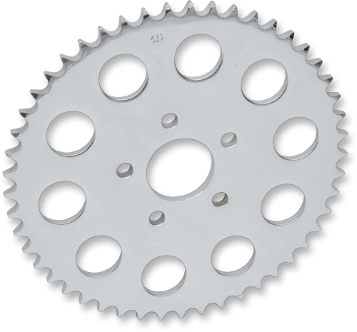 Drag Specialties - Drag Specialties 530 Chain Conversion Rear Sprocket - Flat - 49T - 16422P