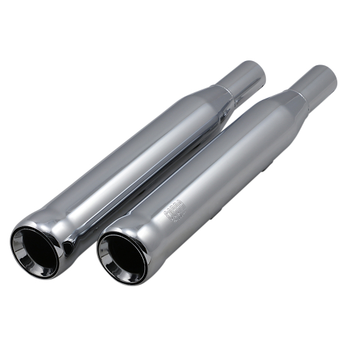 Cobra - Cobra Neighbor Haters Slip-On Mufflers - Chrome - 6085