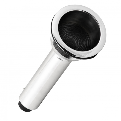 Whitecap - Whitecap Rod/Cup Holder - 304 Stainless Steel - 15&deg;