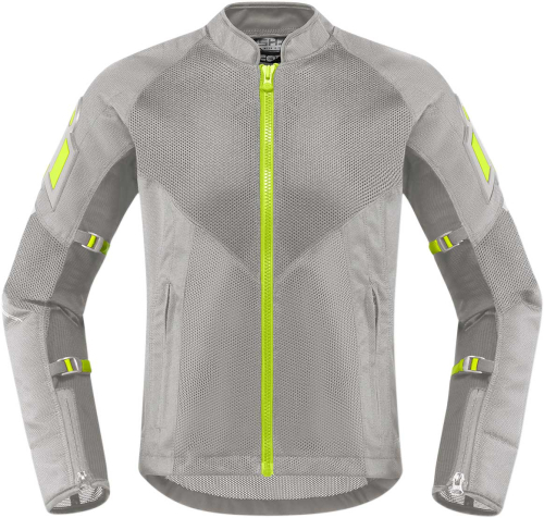 Icon - Icon Mesh AF Womens Jacket - 2822-1211 - Gray - Large