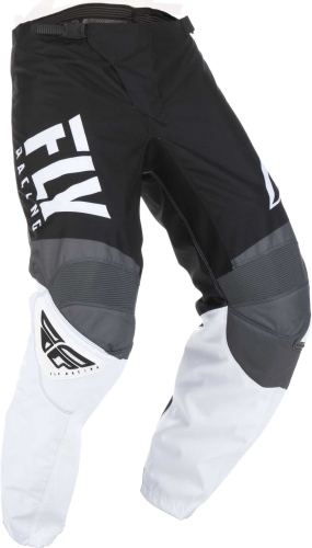 Fly Racing - Fly Racing F-16 Youth Pants - 372-93022 - Black/White/Gray - 22