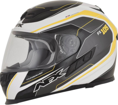 AFX - AFX FX-105 Thunder Chief Helmet - 01019770 - Yellow - Large
